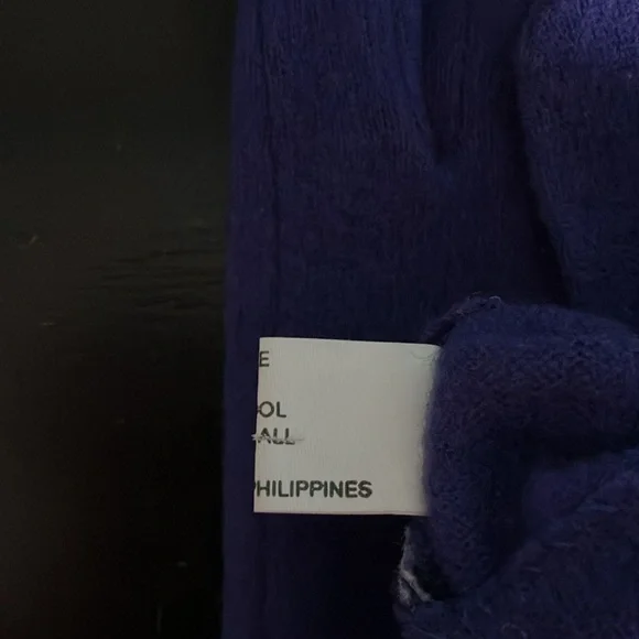 Wool Purple Dress Gloves - Picture 4 of 4